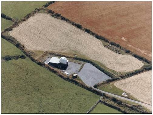 Aerial photo taken from NNW of Observatory